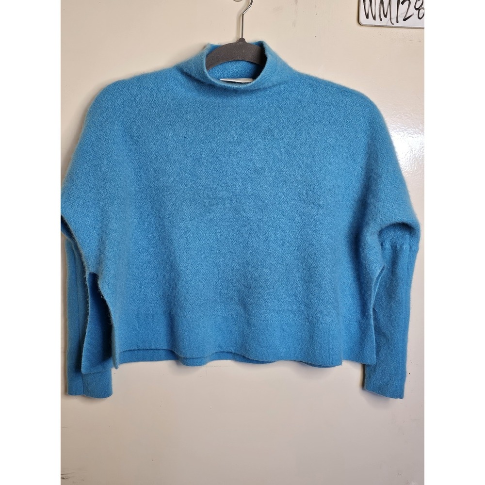 Anthropologie Maeve Oversized Boxy Cropped Cashmere Sweater By Maeve Size M
